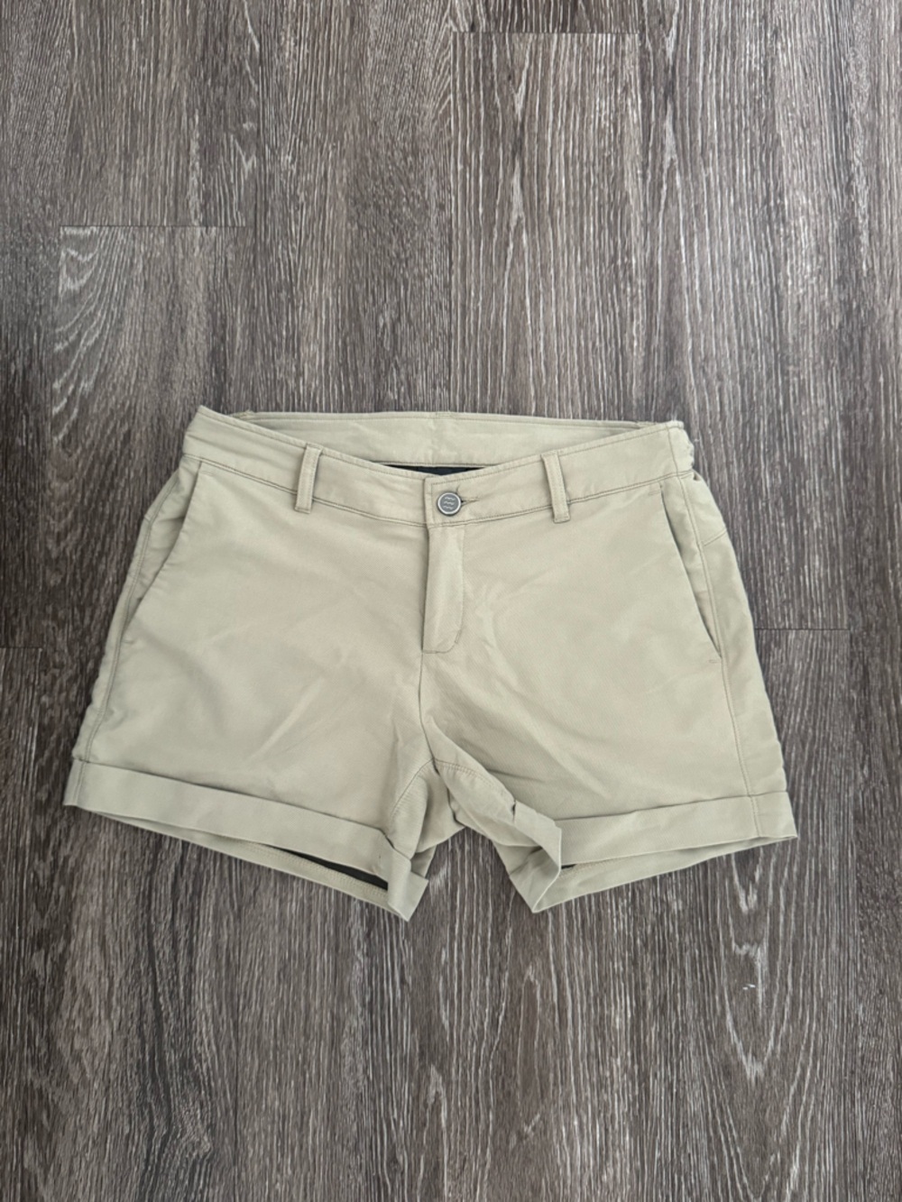 Free Fly Bamboo Khaki Roll Cuff Shorts